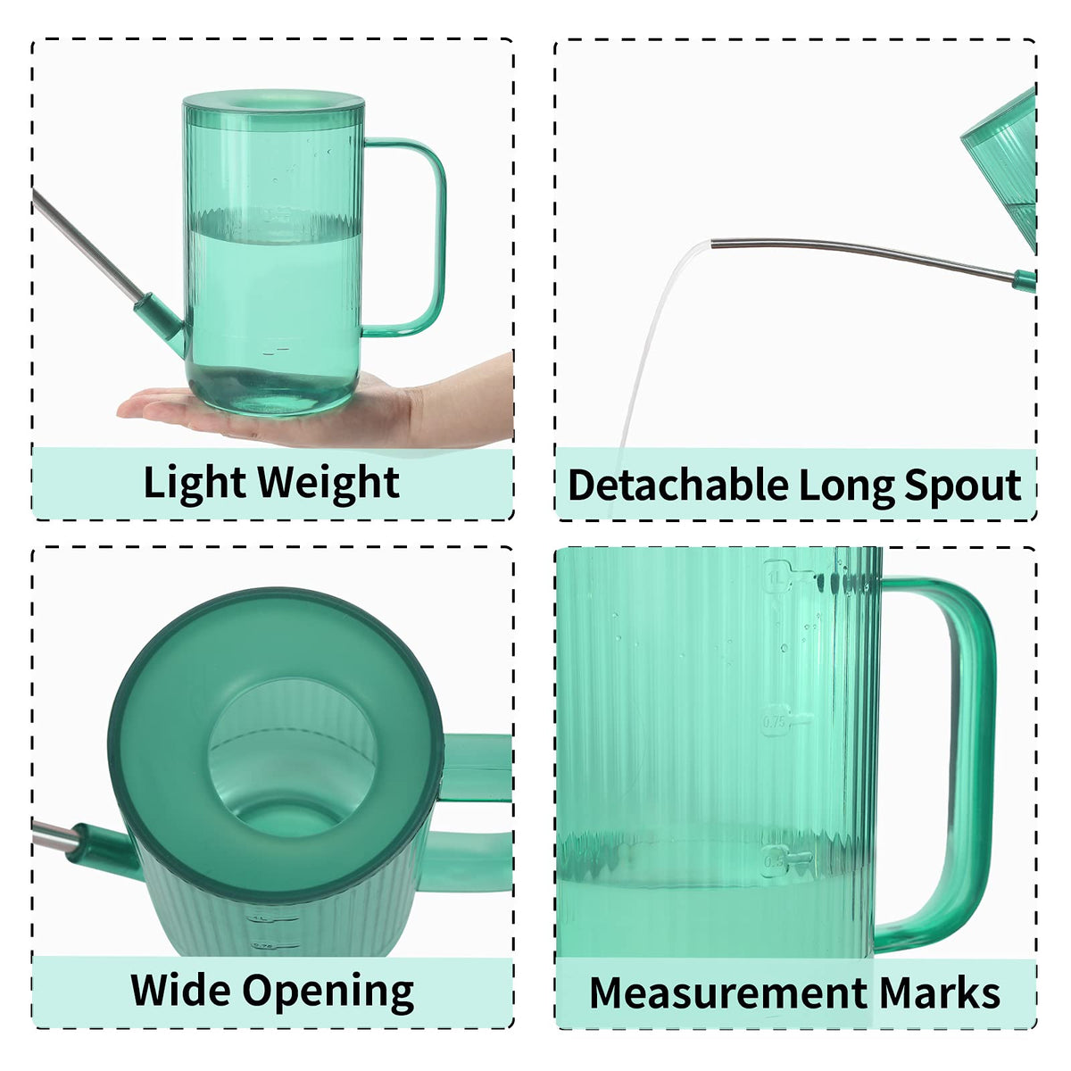 ONEDONE wide-mouth opening for quick refills and fertilizer mixing.