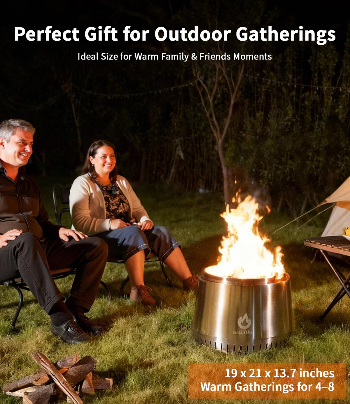 OneSetNuf supports wood, pellets, or charcoal for versatility