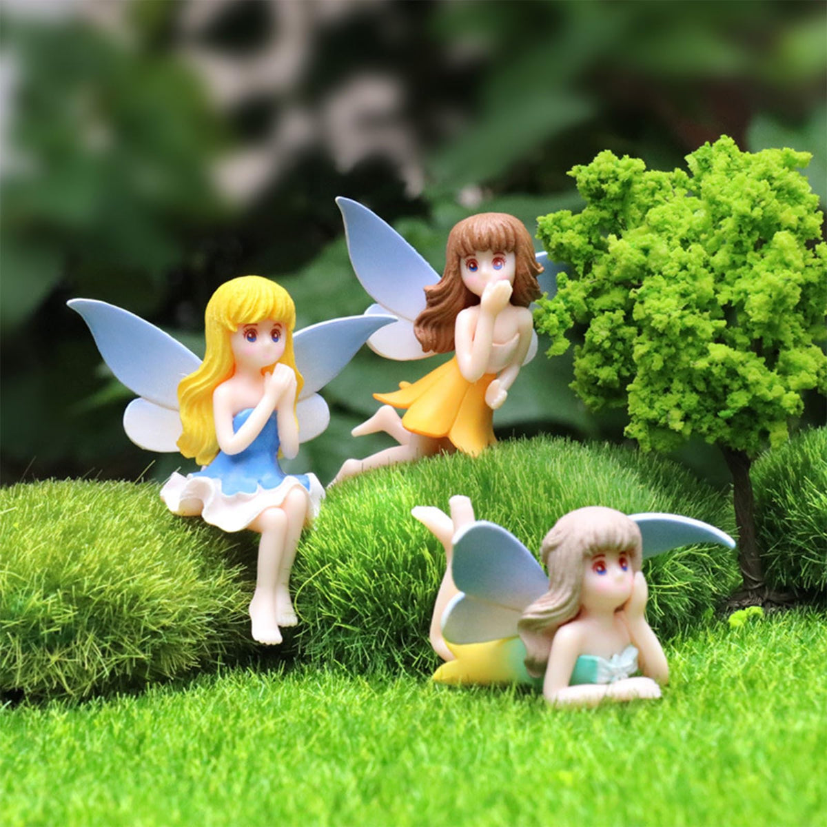 ONEST fairy garden figurine 07 completes a fairy garden with eight unique styles.