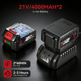 ONEVAN brushless motor provides reliable tilling performance.