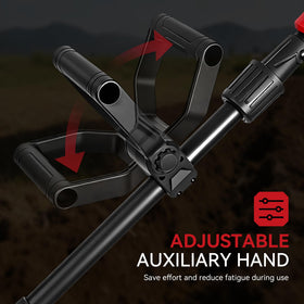 ONEVAN ergonomic auxiliary handle reduces fatigue during operation.