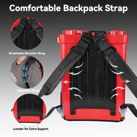ONEVAN ergonomic double-layer shoulder straps reduce fatigue during long sessions