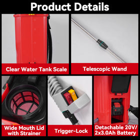 ONEVAN adjustable nozzle options demonstrate versatile spraying configurations