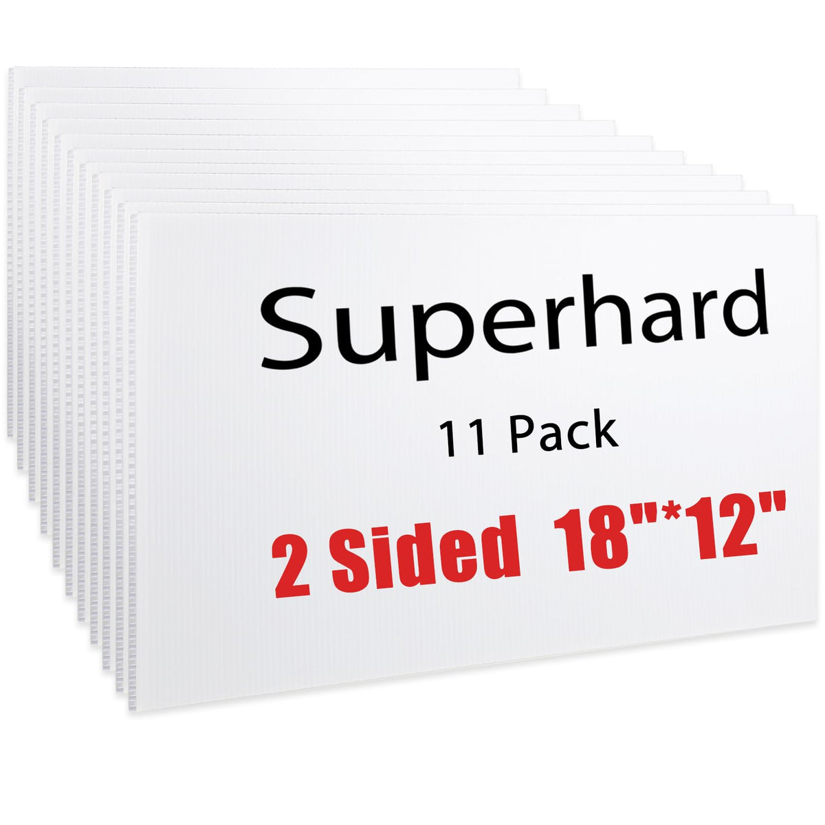 ONEXIZ blank sign board 18x12 inches for yards and easy DIY messaging