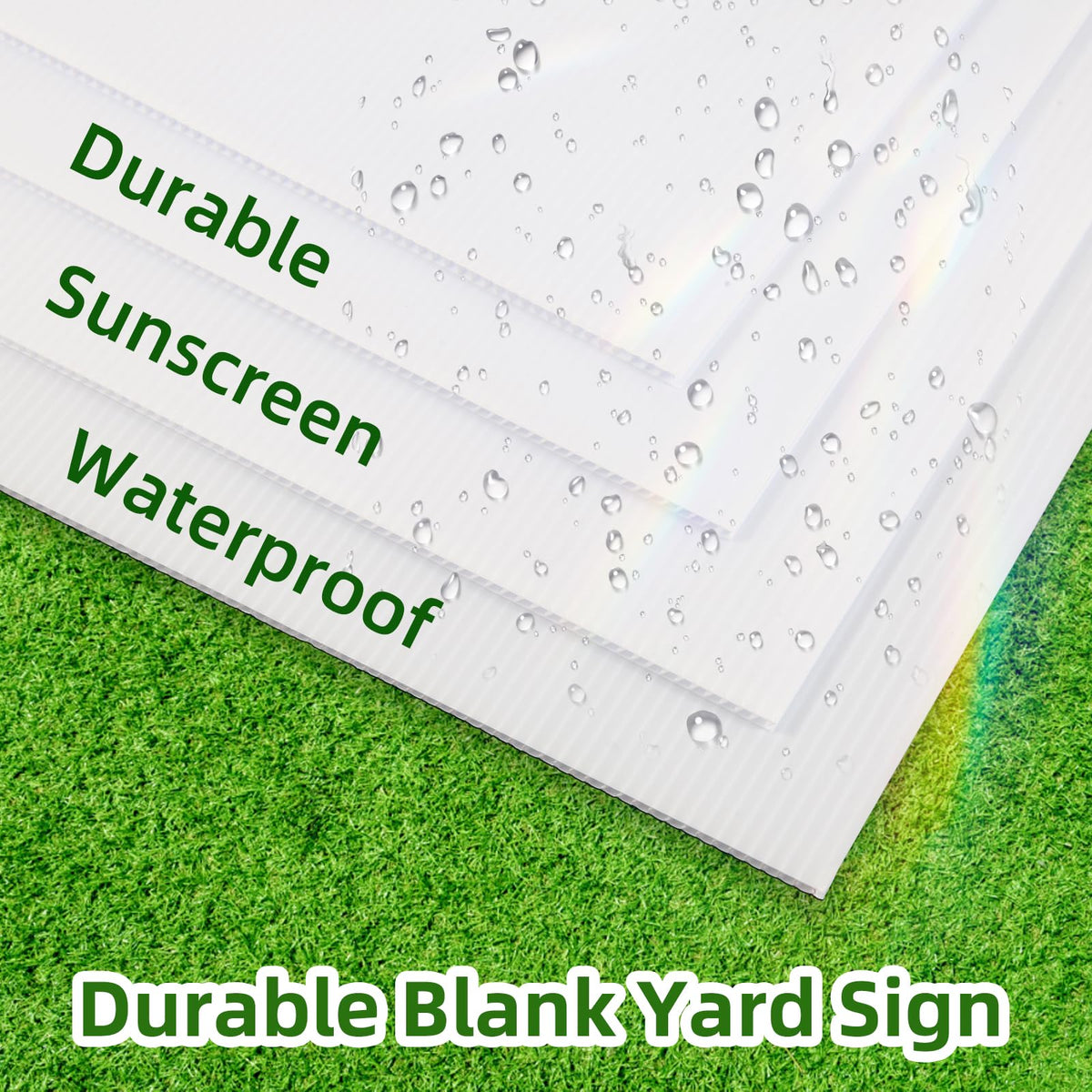 ONEXIZ yard sign set of 11 pieces, great value for multiple notices