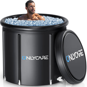 ONLYCARE Upgrade XXL ice bath tub cover preserves chill for longer sessions.
