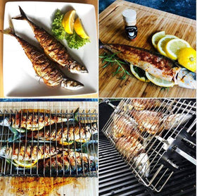 Onlyfire 6042 versatile basket supports fish, kebabs, vegetables