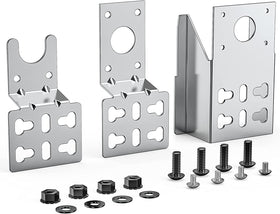 Onlyfire 6902 bracket side view for universal rotisserie fit enabling secure installation
