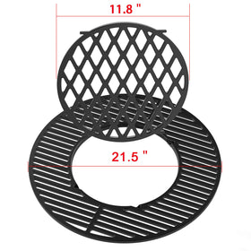 Onlyfire inner-sear grate 11.8-inch diameter enabling elevated searing