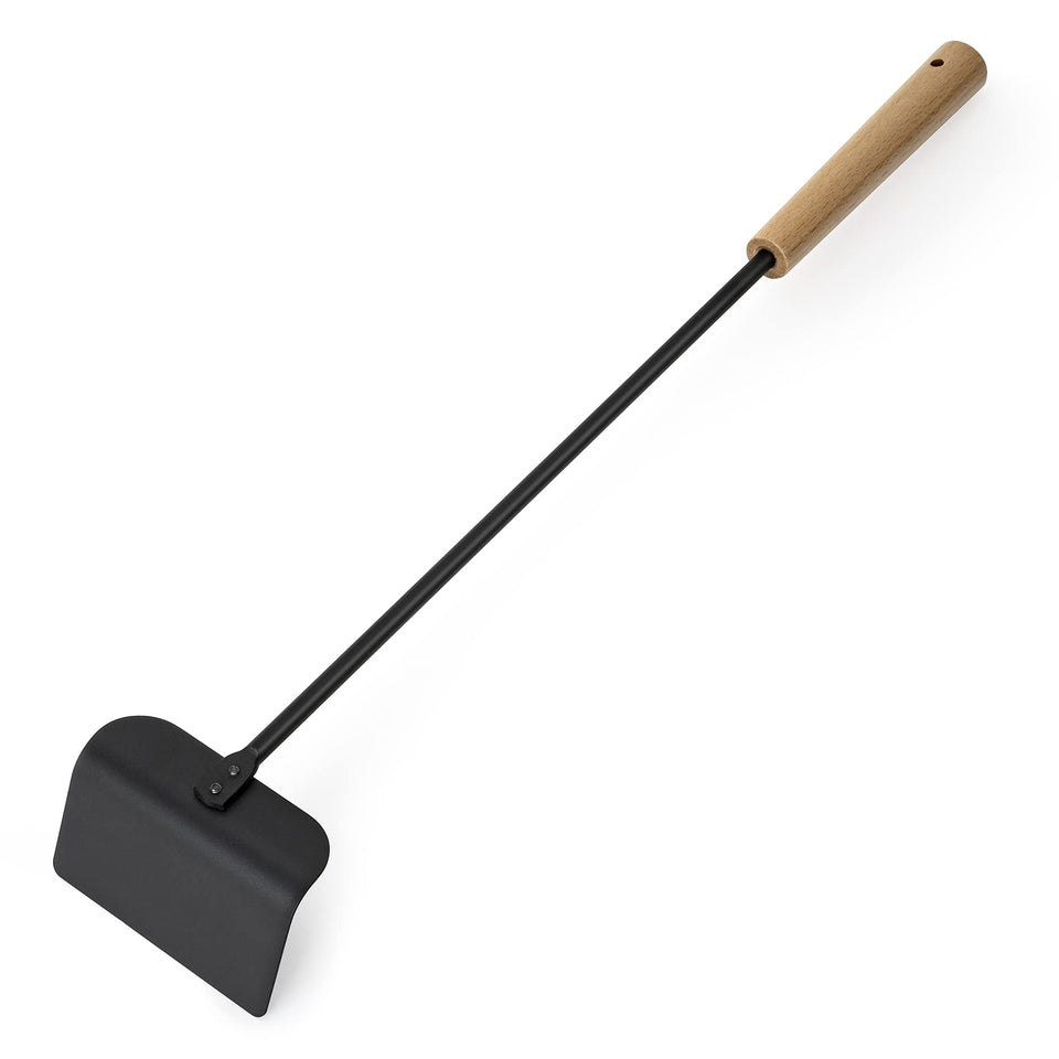 Onlyfire Chef 21inch charcoal rake for safe ash relocation during grilling.