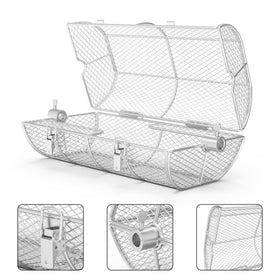 Onlyfire chicken wings in basket for uniform cooking
