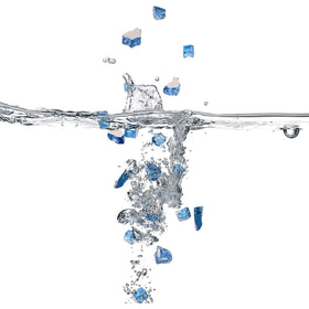 OnlyFire designer mix aqua-blue cobalt platinum highlights jewel-like glow in outdoor tables.
