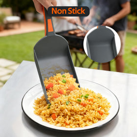 Onlyfire griddle kit scoop moves bulk foods smoothly with non-stick release