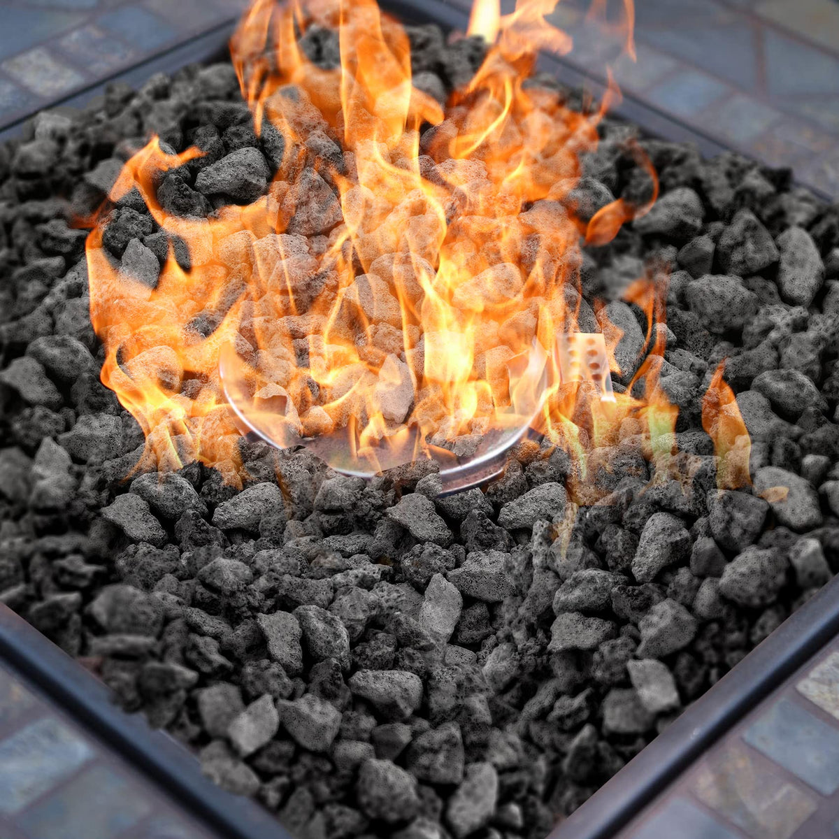 Onlyfire lava rock safe for indoor use and non-toxic
