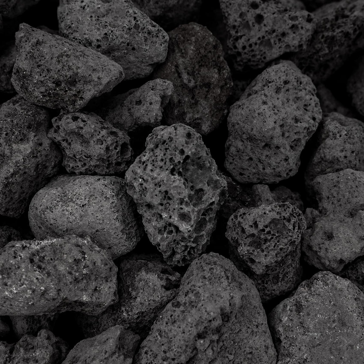 Onlyfire porous lava rock surface improves gas flow for flames