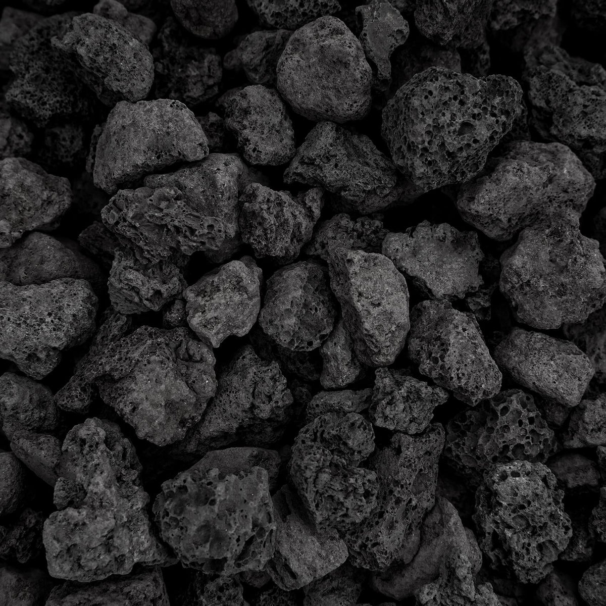 Onlyfire red lava rock 0.8-1.2 inch arrangement for outdoor fire features