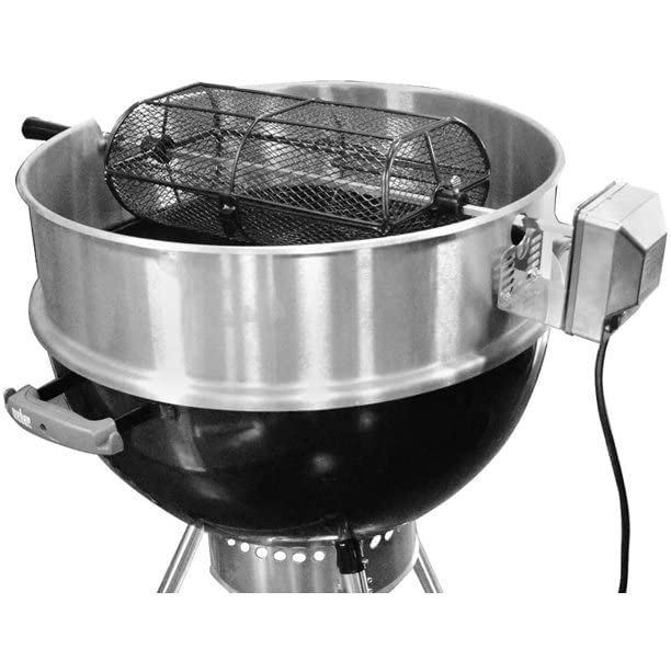 Onlyfire rotisserie motor with 36-inch cord enables flexible grill placement.