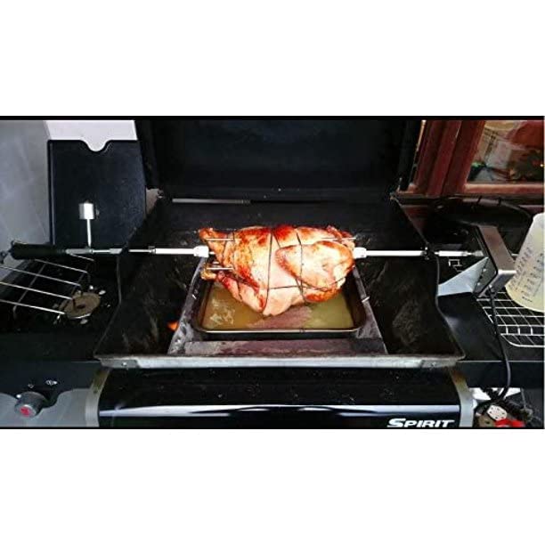Onlyfire rotisserie motor with heat resistant housing suitable for high-temperature roasting.