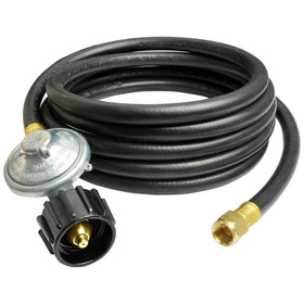Onlyfire universal QCC1 regulator assembly with a secure gas connection for safe grilling.