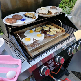 Onlyfire griddle with even heat design promoting uniform cooking on grills