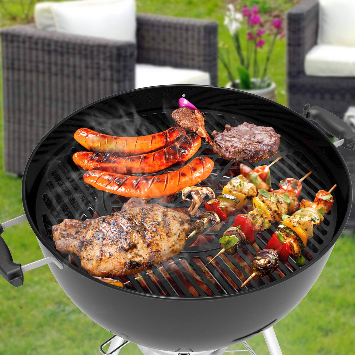 Onlyfire Weber 22.5-inch kettle compatibility for versatile grilling