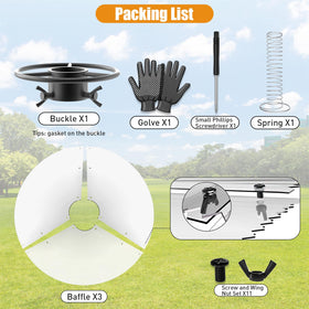 Onlyfly Squirrel Baffle helps save seed and protect feeders.