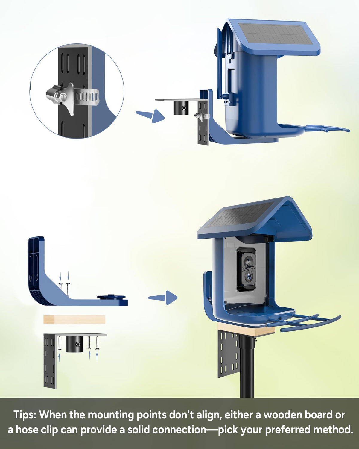 Onlyfly universal compatibility for various bird feeders and housings.