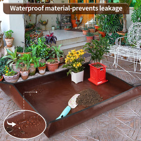 Onlysuki waterproof mat rolled for easy storage and drying