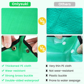 Onlysuki potting mat helps control mess on tables during plant care.