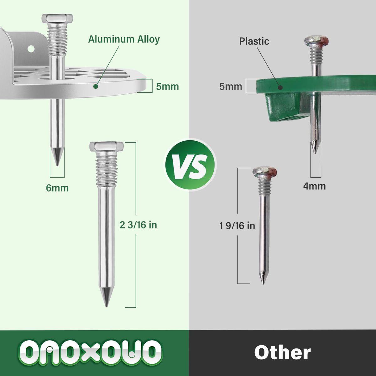 onoxouo aerator shoes longer steel spikes for deeper soil penetration