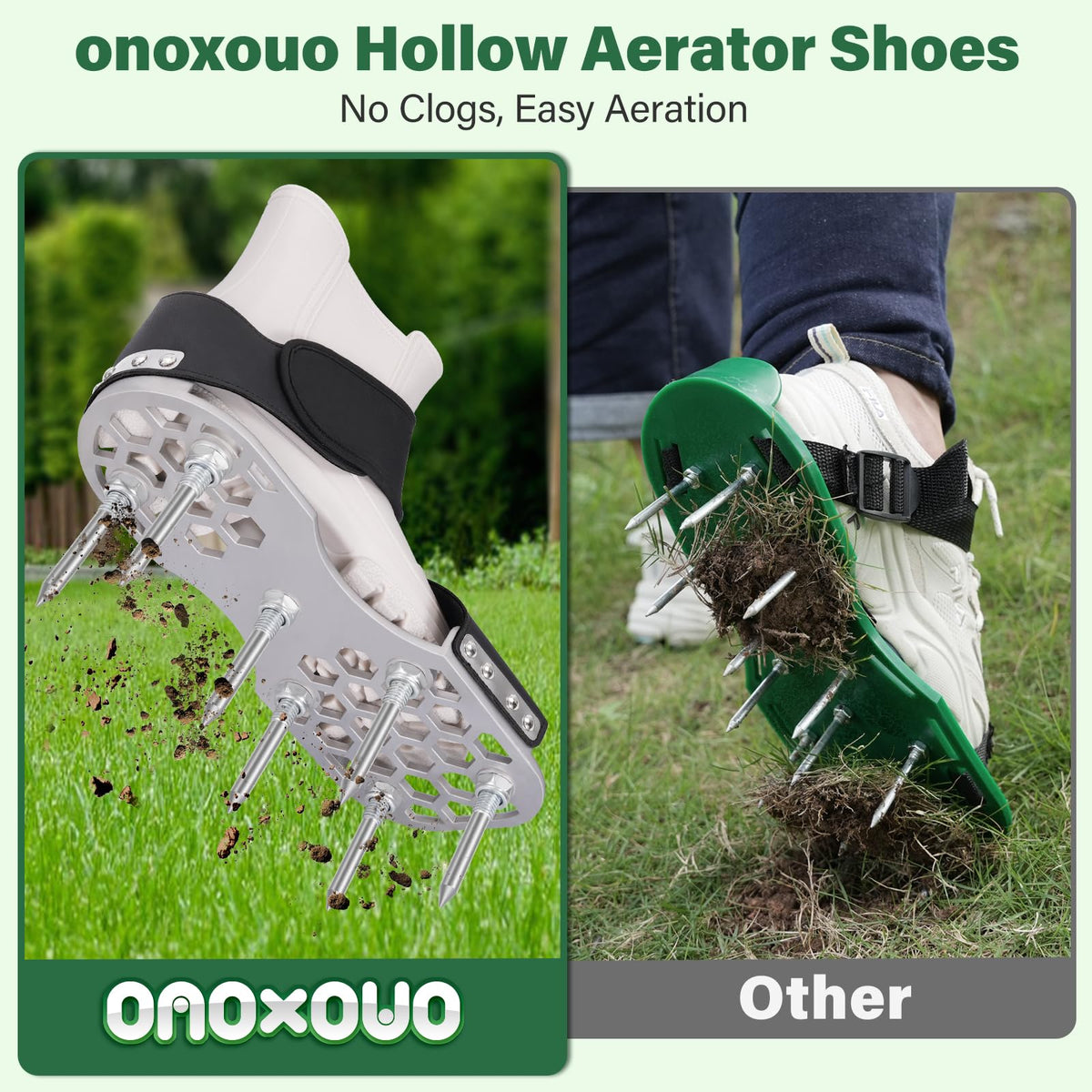 onoxouo aerator shoes reduced clogging for smoother penetration