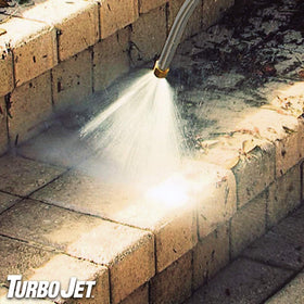 Ontel Turbo Jet Power Washer cleaning windows and decks with adjustable pressure