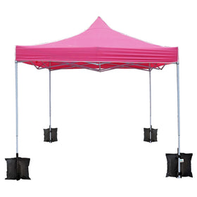 Ontheway sand bags outdoor-setup image demonstrates versatile weight bags for instant shelters.