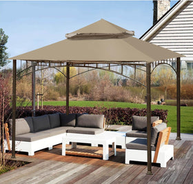 ontheway winds fabric closeup shows water-repellent and UV-resistant finish for Target Madaga Gazebo