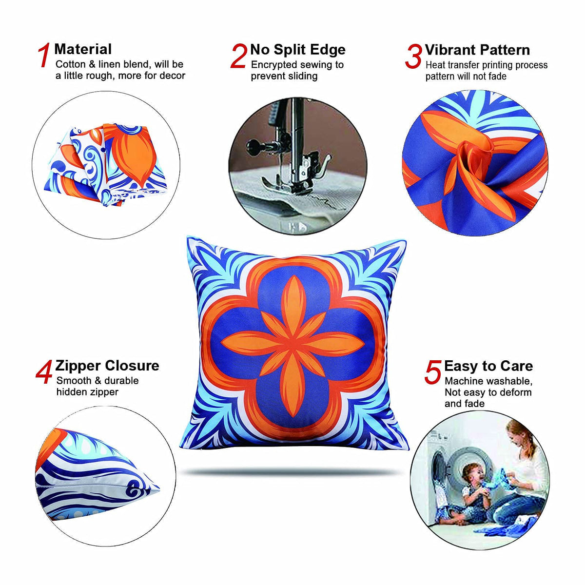 ONWAY 18x18 covers are easy to swap for refreshed seating areas.