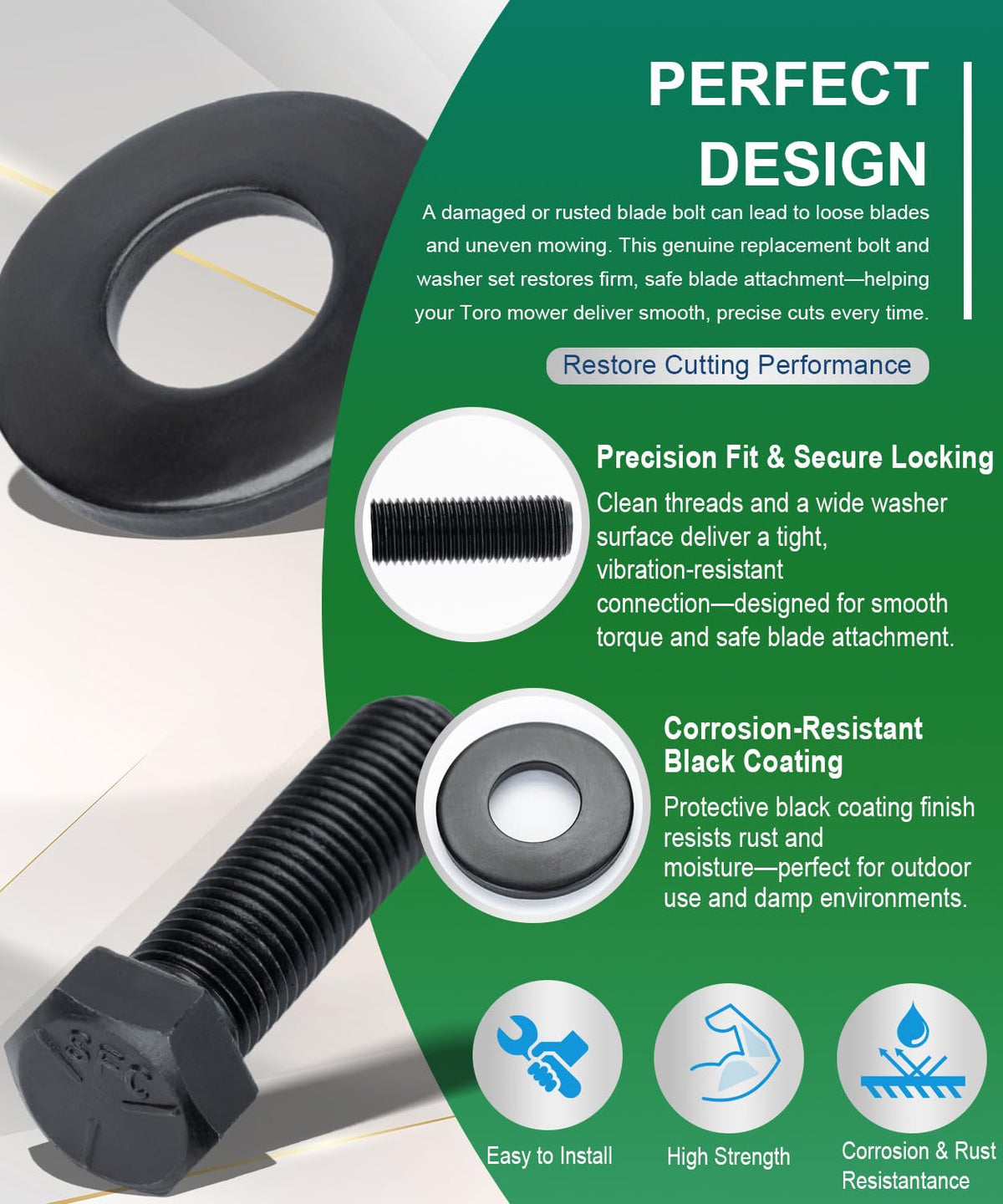 ONYUOKU Toro and Exmark compatibility simplifies replacements