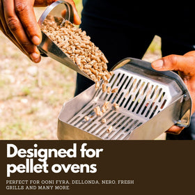 OOFT high-heat output pellets enable quick preheats and crisp edges.