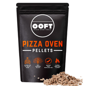 OOFT pizza oven pellets in a 10lb bag deliver consistent heat for perfect crusts.
