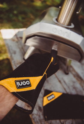 Ooni Grill Gloves convenient for barbecue setups and outdoor parties.