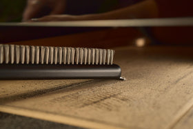 Ooni long-handle reaches every corner of the pizza stone.