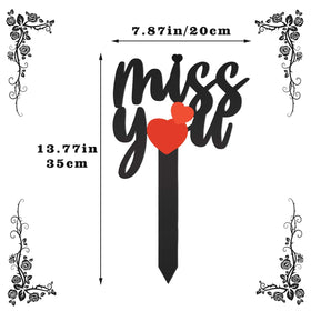 Oooct garden display memorial stake suitable for yards and borders
