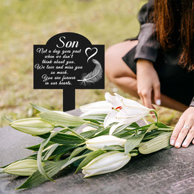 Oooct versatile marker suitable for graves, gardens, or yards.