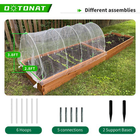 OOTONAT fiberglass frame closeup showing rust-free construction