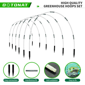 OOTONAT mesh and hoops with protective covers for plants