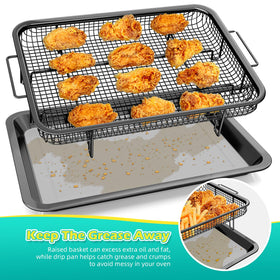 OPENICE undertray catches grease and crumbs, keeping your oven tidy