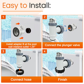 Ophjerg durable plastic valve materials resist chlorine for longer life.