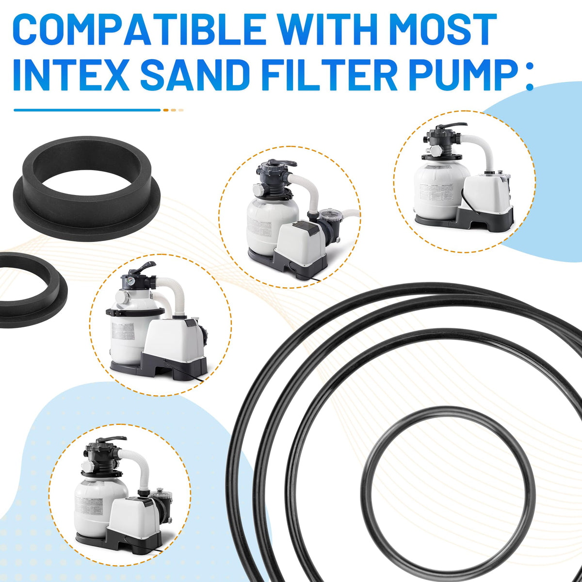 Ophjerg 11457 O-ring—replacement seal for pool sand filter