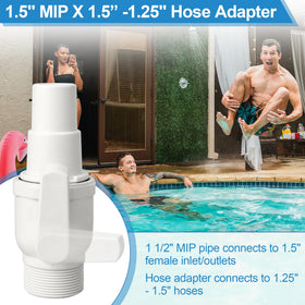 Ophjerg SP0729 in-use valve on pool line demonstrates reliable shutoff.