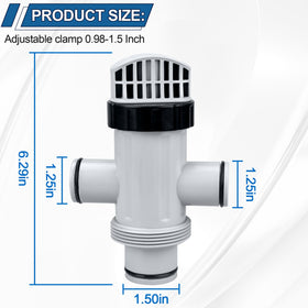 Ophjerg valve close-up highlights durable plastic construction.