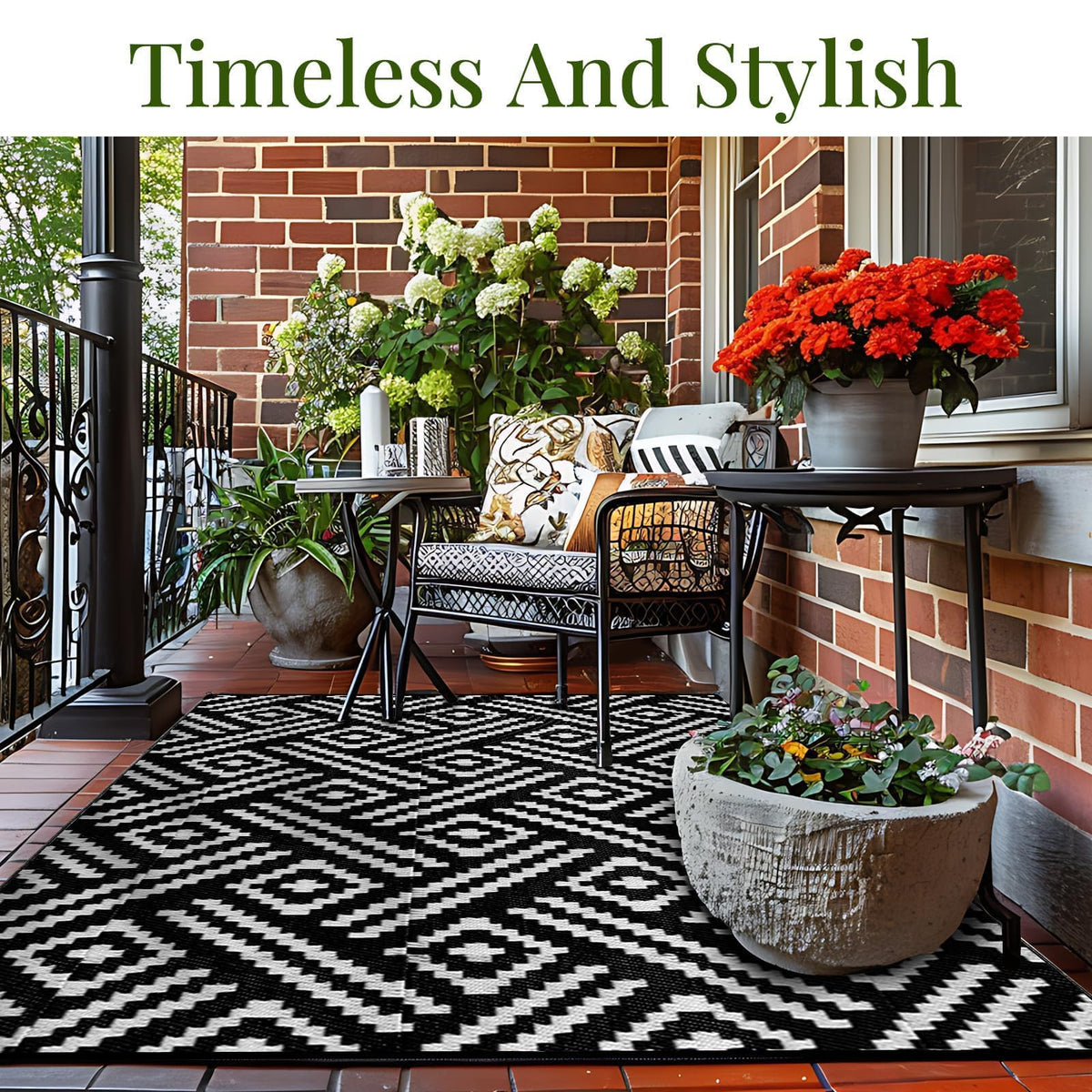 OPPODREAM patio setup demonstrates versatile space styling with rug